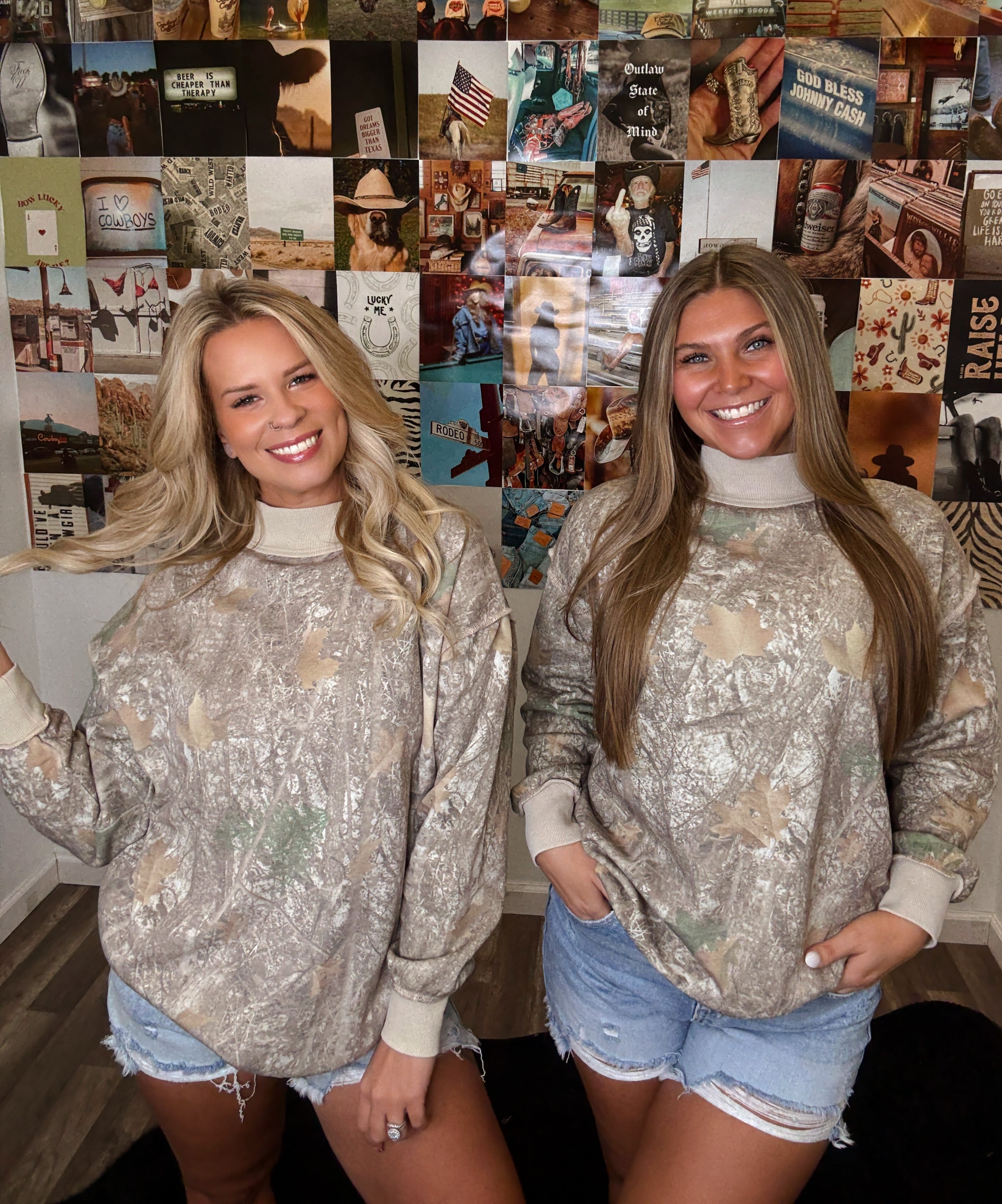 The Outwoods Camo Mockneck