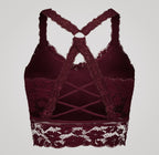 The Julie Bralette- Burgundy