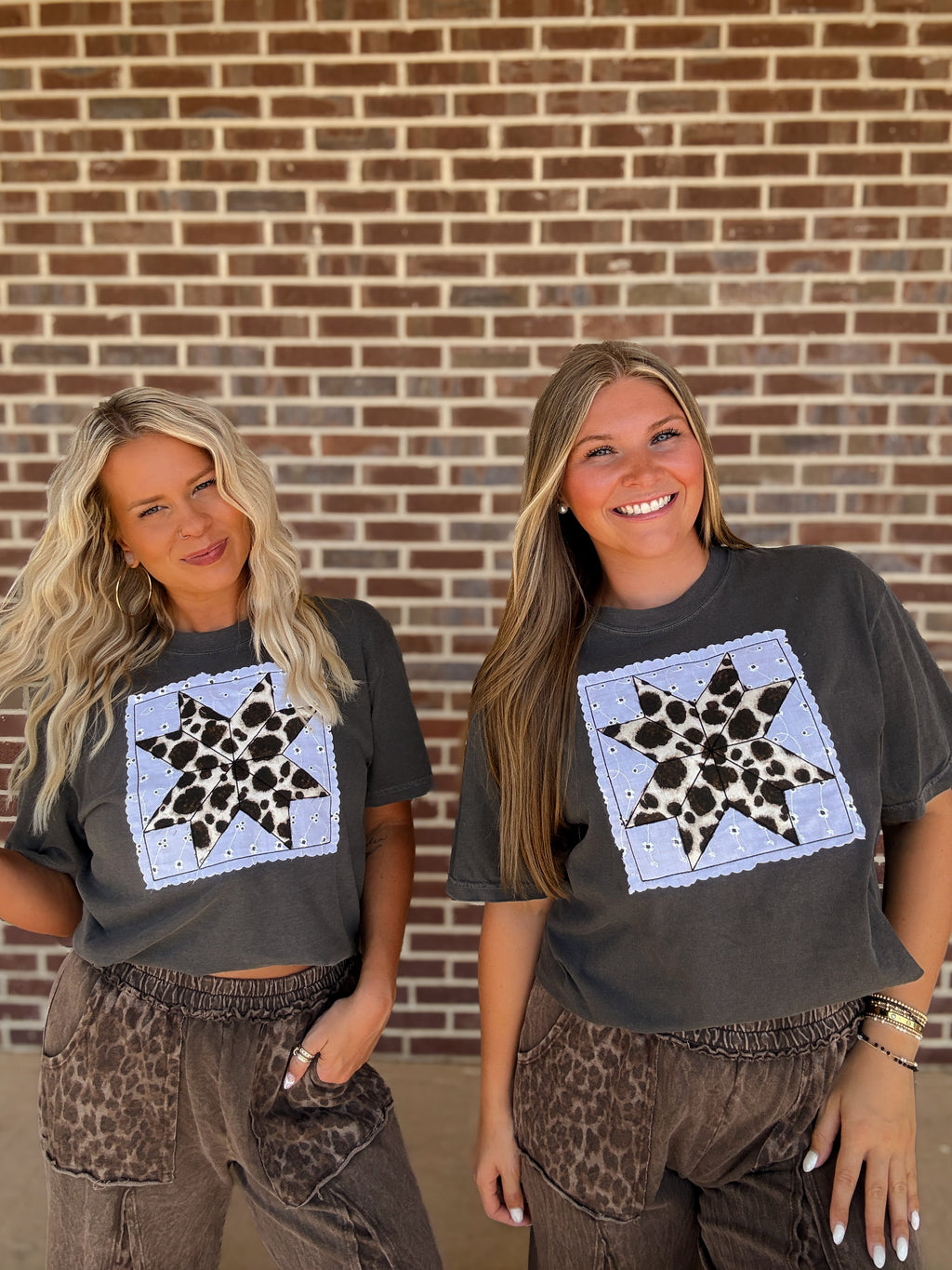 The Sadie Quilted Leopard Tee