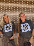 The Sadie Quilted Leopard Tee