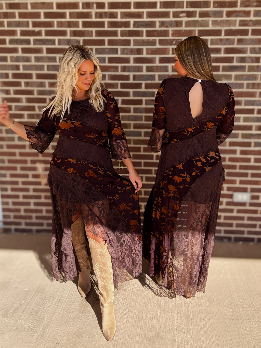 The Burnout Velvet Dress