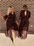 The Burnout Velvet Dress