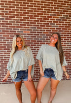 The Sage Studded Top