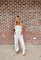 Riley Jumpsuit- Oatmeal