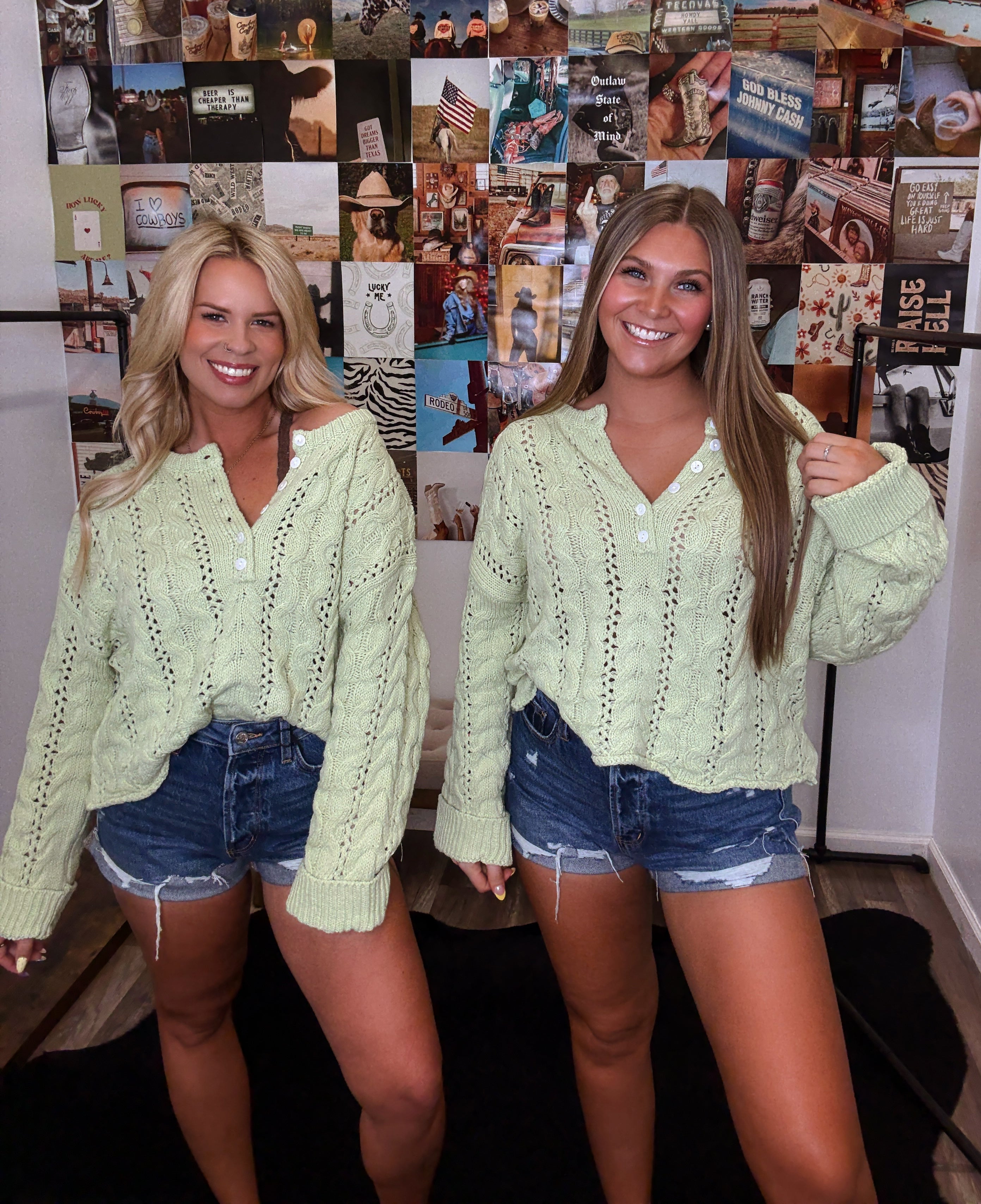 Fresh Picks Cable Knit Sweater