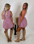 Lovely Gingham Bubble Dress