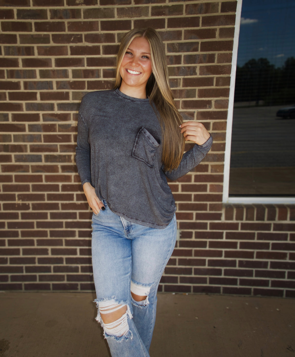 Its the Weekend Pocket Sleeve Top
