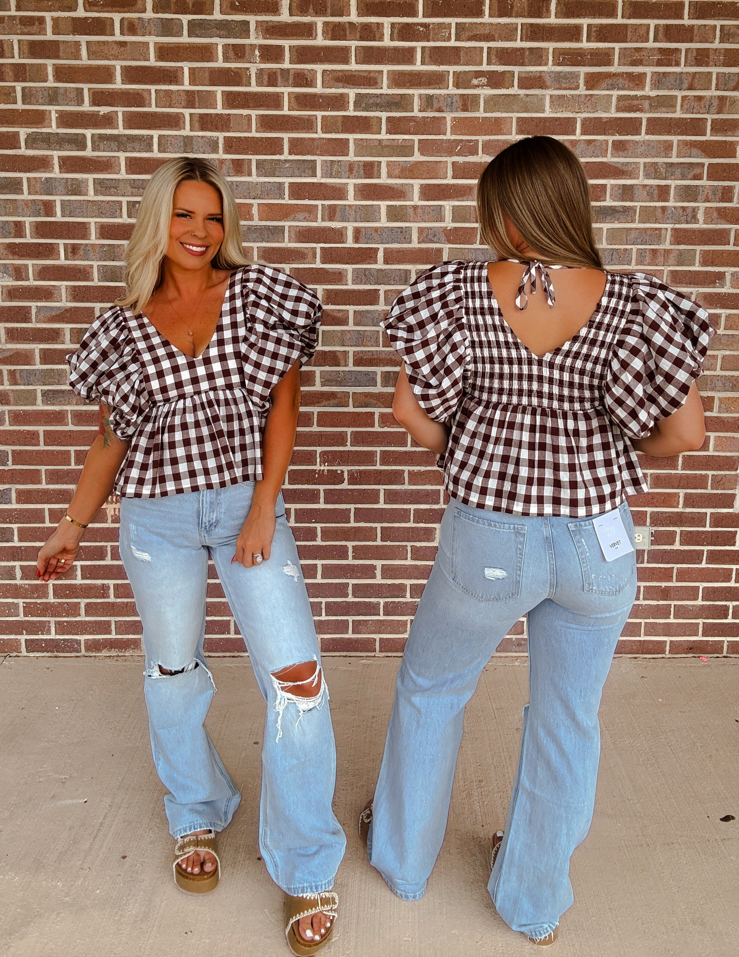 The Statement Gingham Top