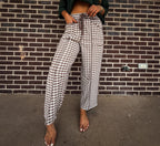 The Mocha Gingham Pants