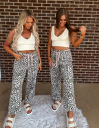 All The Vibes Leopard Pants
