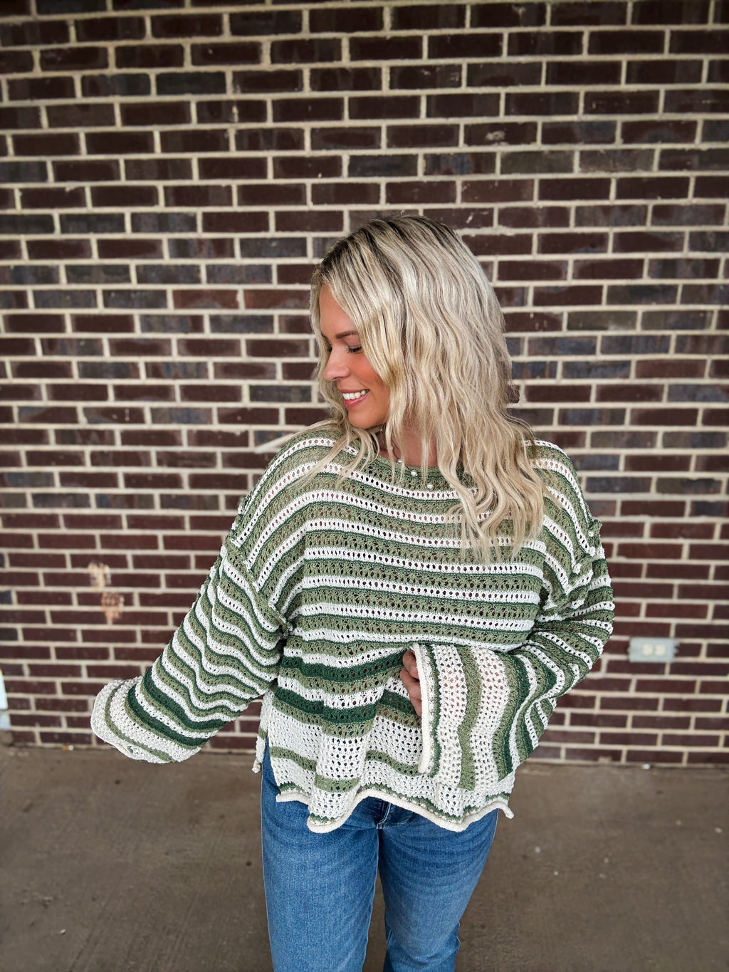 The Kelsey Sweater- Sage