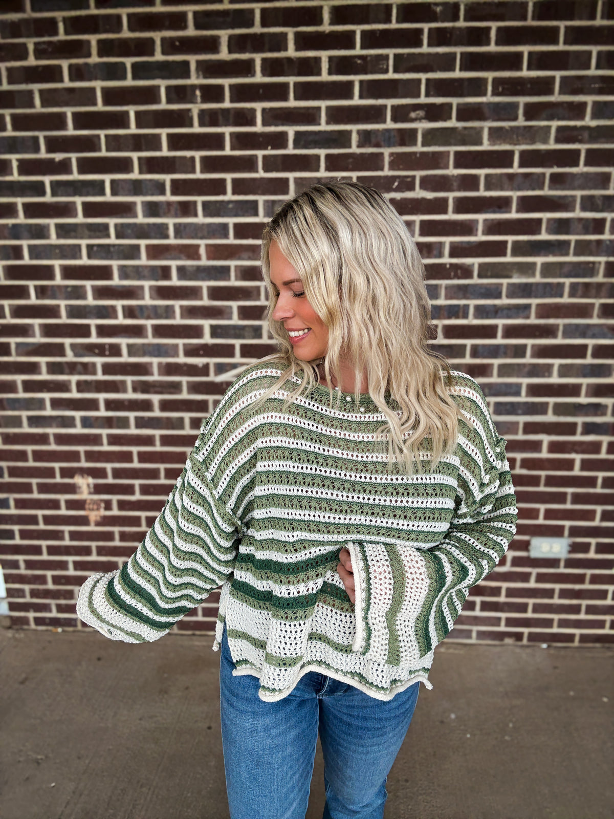 The Kelsey Sweater- Sage
