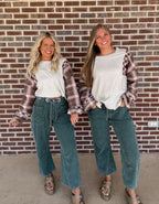 The Ava Plaid Top