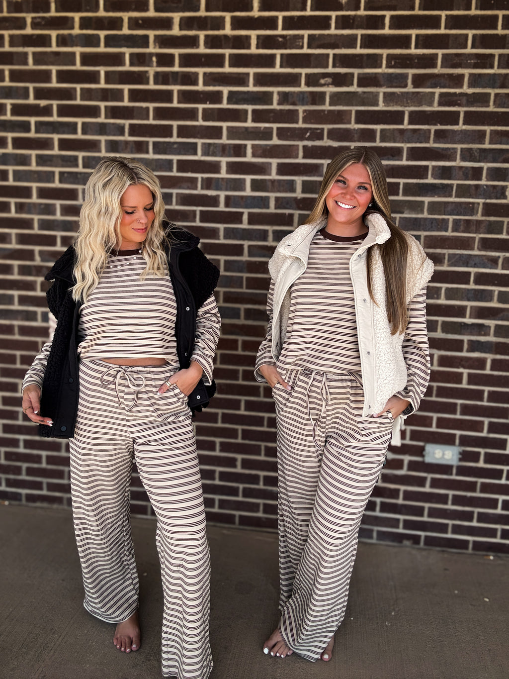 The Scarlett Stripe Set