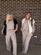 The Scarlett Stripe Set