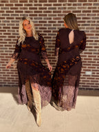 The Burnout Velvet Dress