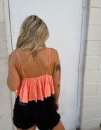 Sweetheart tank- coral
