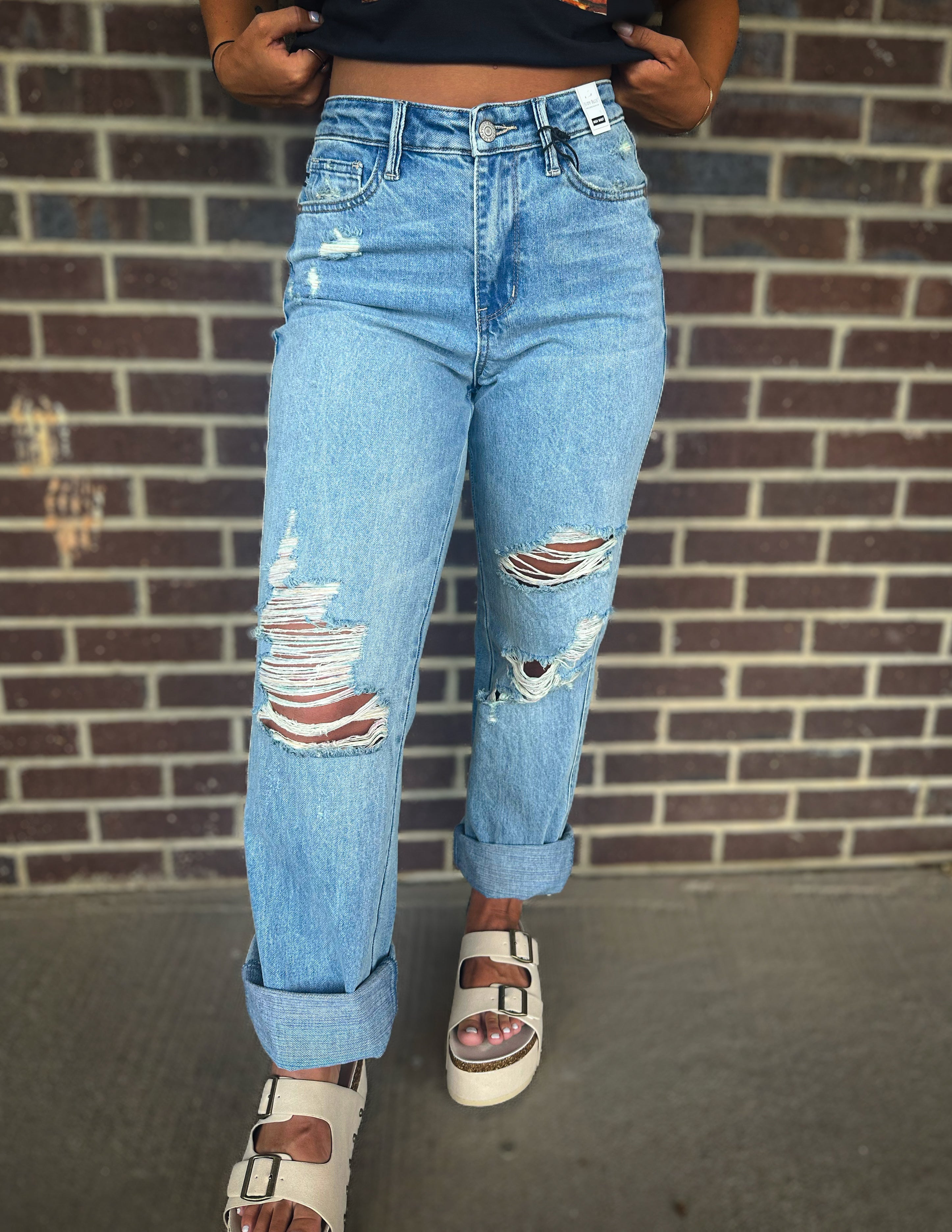 The Evie Rigid denim by Judy Blue