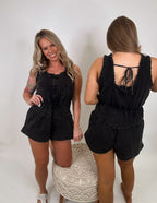 Day To Day Charcoal Romper