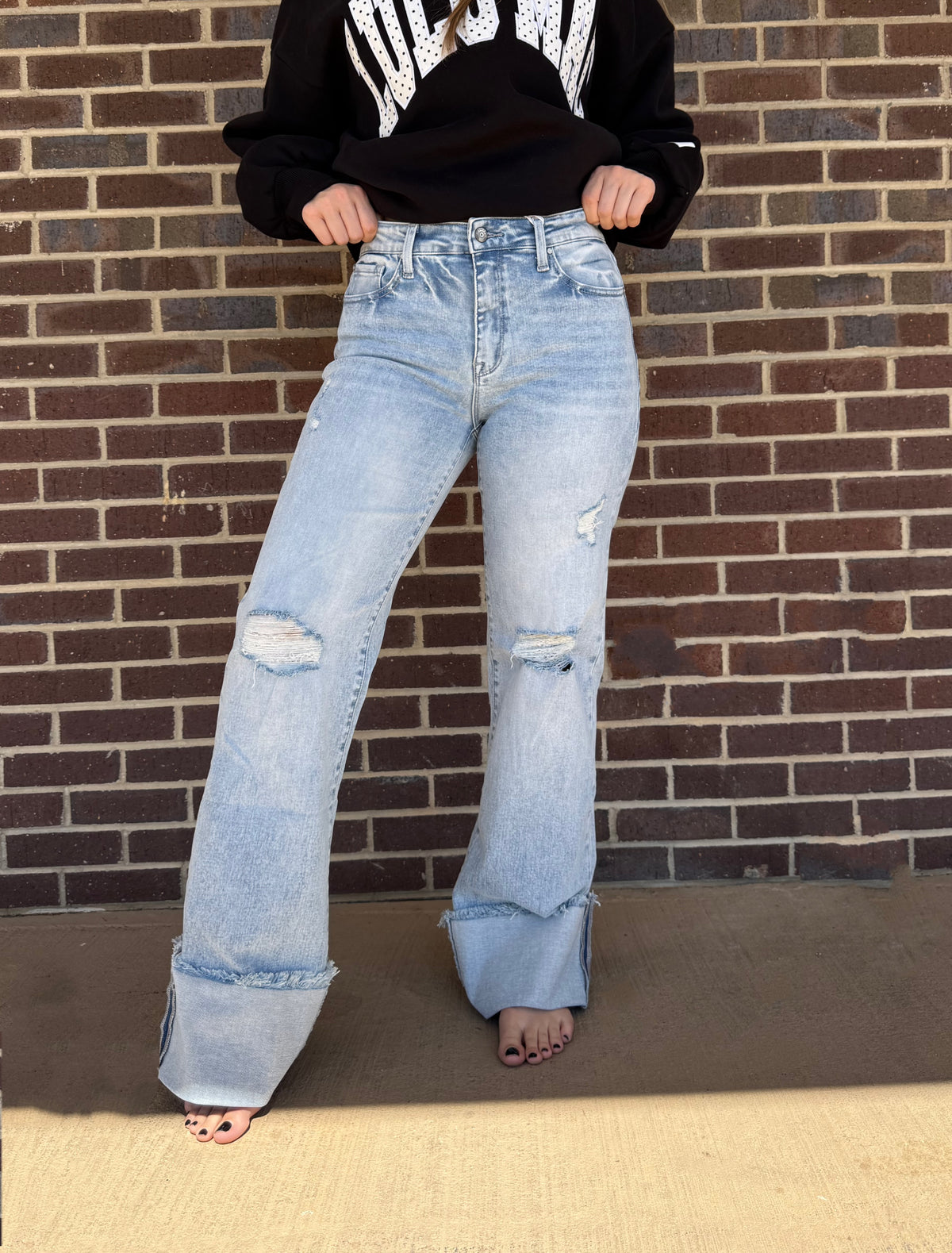 The Cash Wide Leg Denim