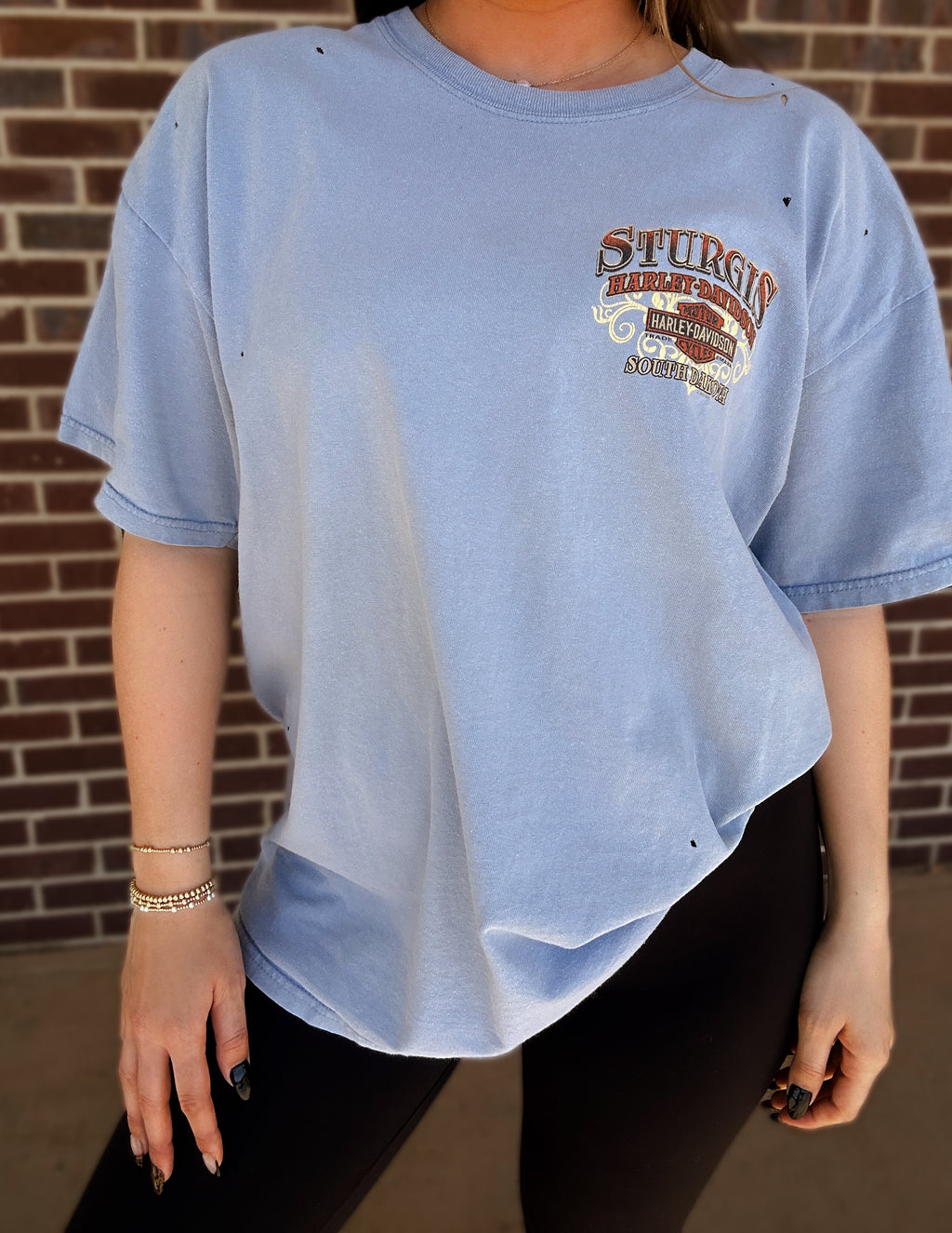 Upcycled Sturgis Tee- XL