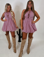 Lovely Gingham Bubble Dress