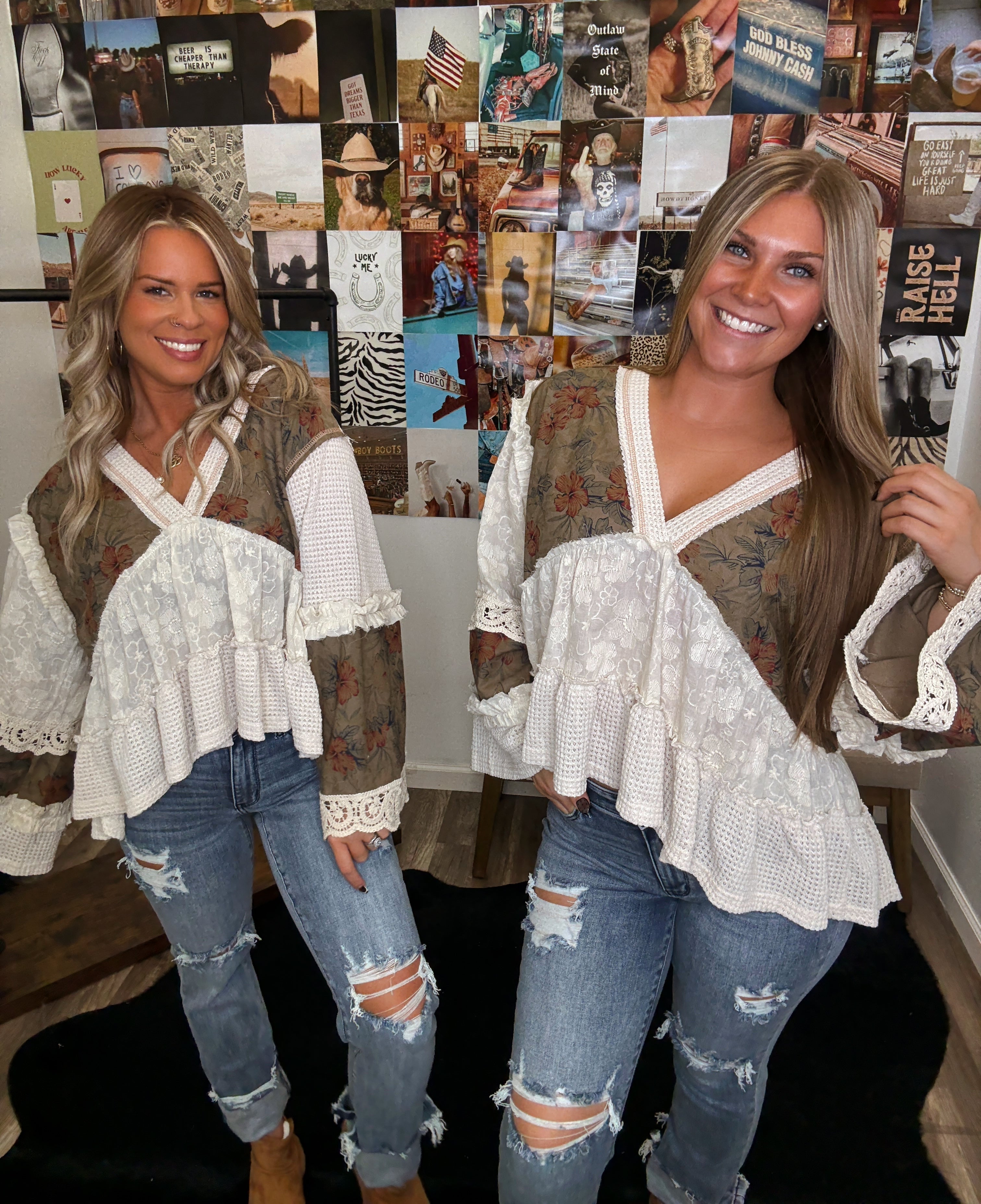 The Lady May Patchwork Top