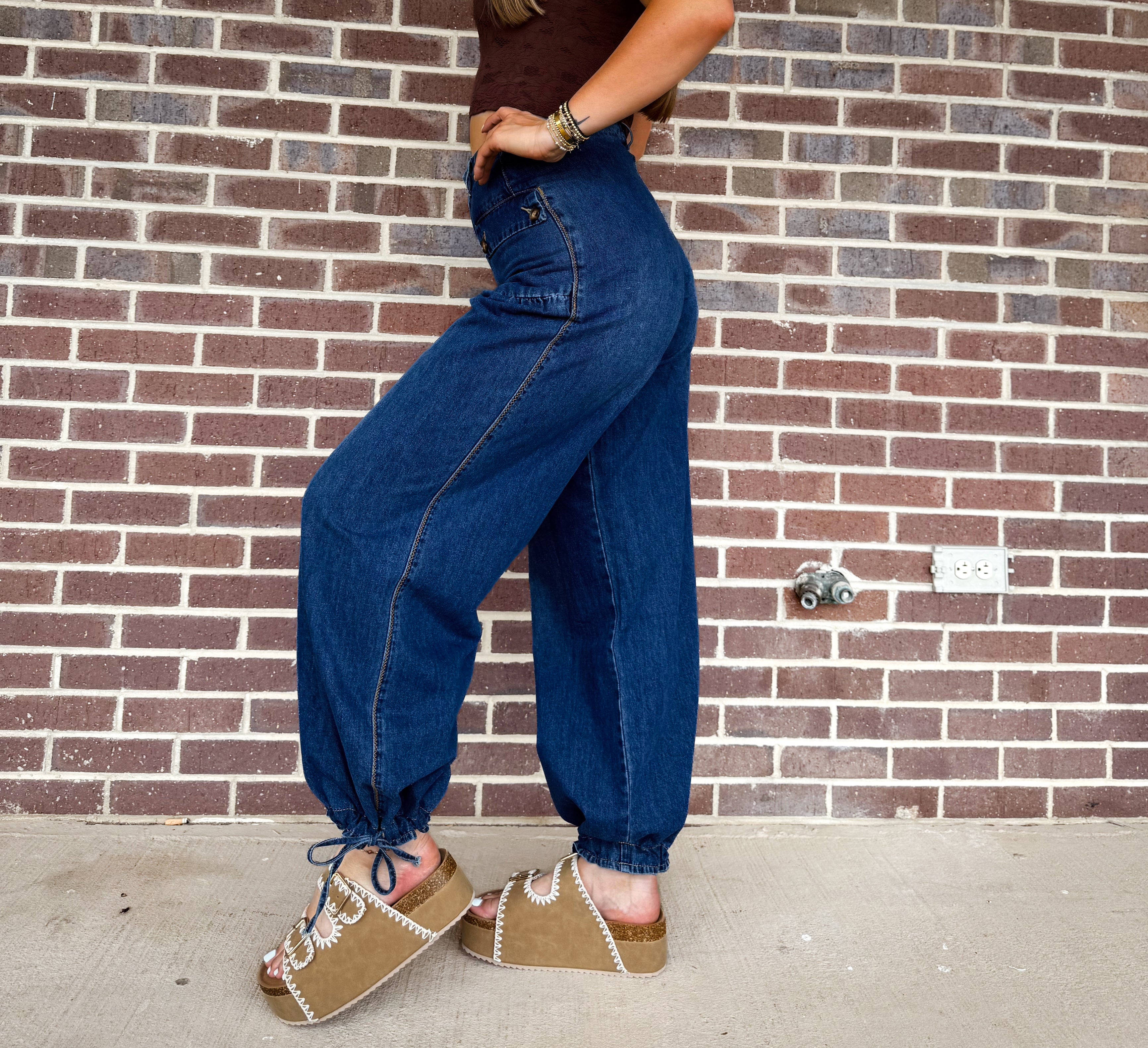The Aspen Balloon Denim Pants