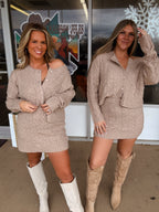 The Brunch Cable Knit Skirt