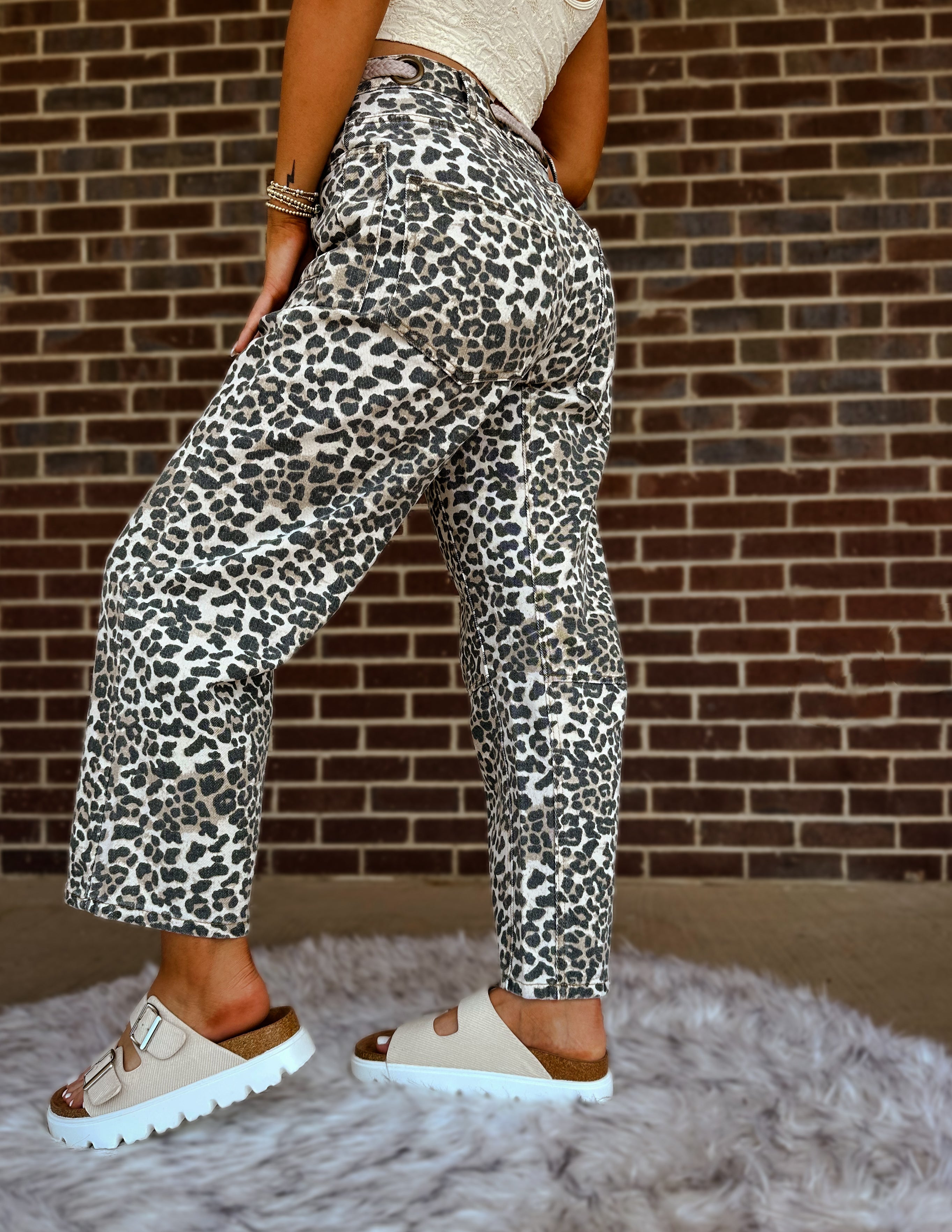 All The Vibes Leopard Pants