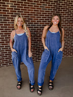 The Richland Jumpsuit- Navy