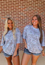 The Paisley Distressed Tee
