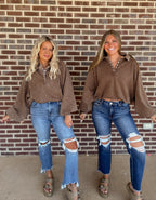 The Ellie pullover- Mocha