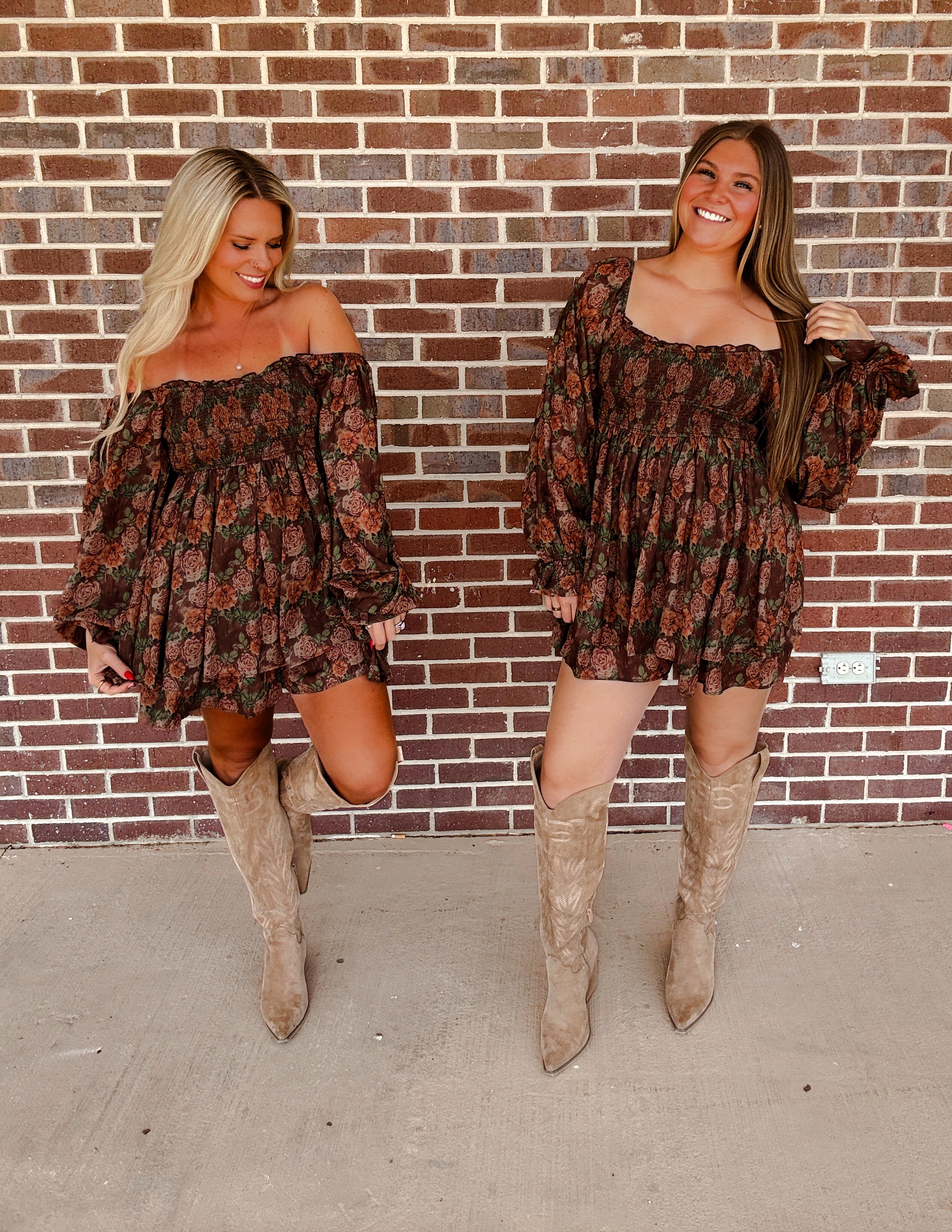 Eyes On Me Floral Romper