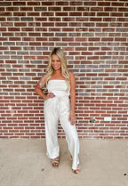 Riley Jumpsuit- Oatmeal