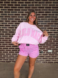 Bubble Gum Pink Mockneck