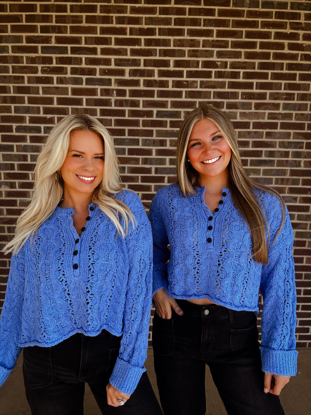 The Ivy Sweater- Blueberry