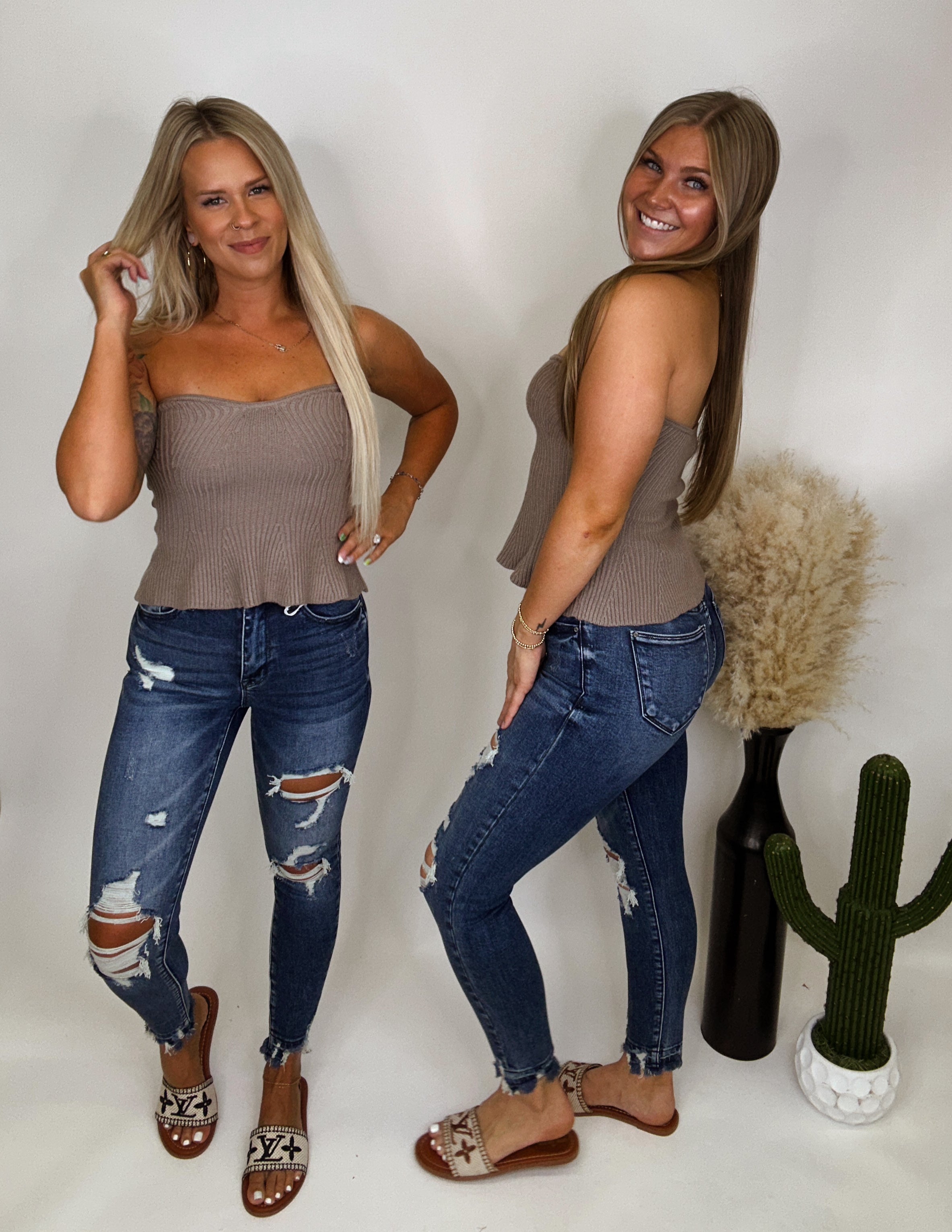 The Nola Ribbed Tube Top