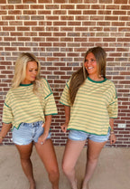 The Bates Yellow Stripe Top