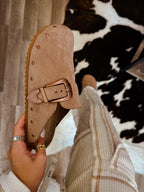 The Boston Clogs- Taupe