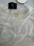 Little details lace top- white
