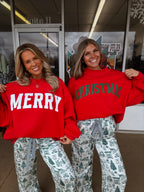 The Christmas Reversible Mockneck- Red