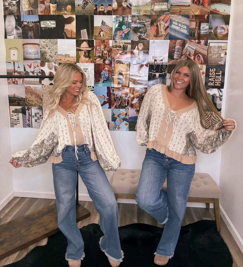 The Ellie Top- Natural