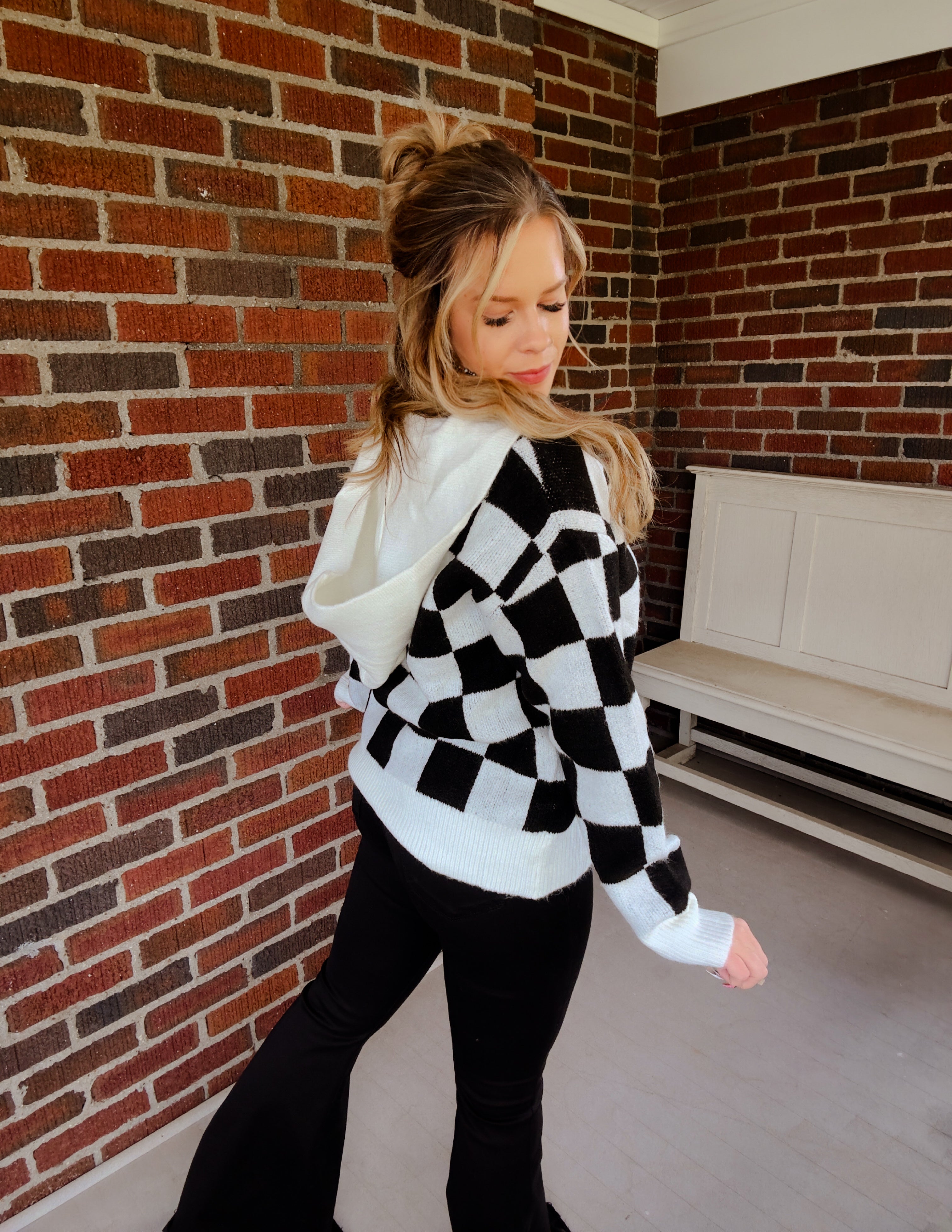 The lex checkered Pullover