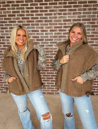 Wild Mesa Sherpa Vest- Mocha