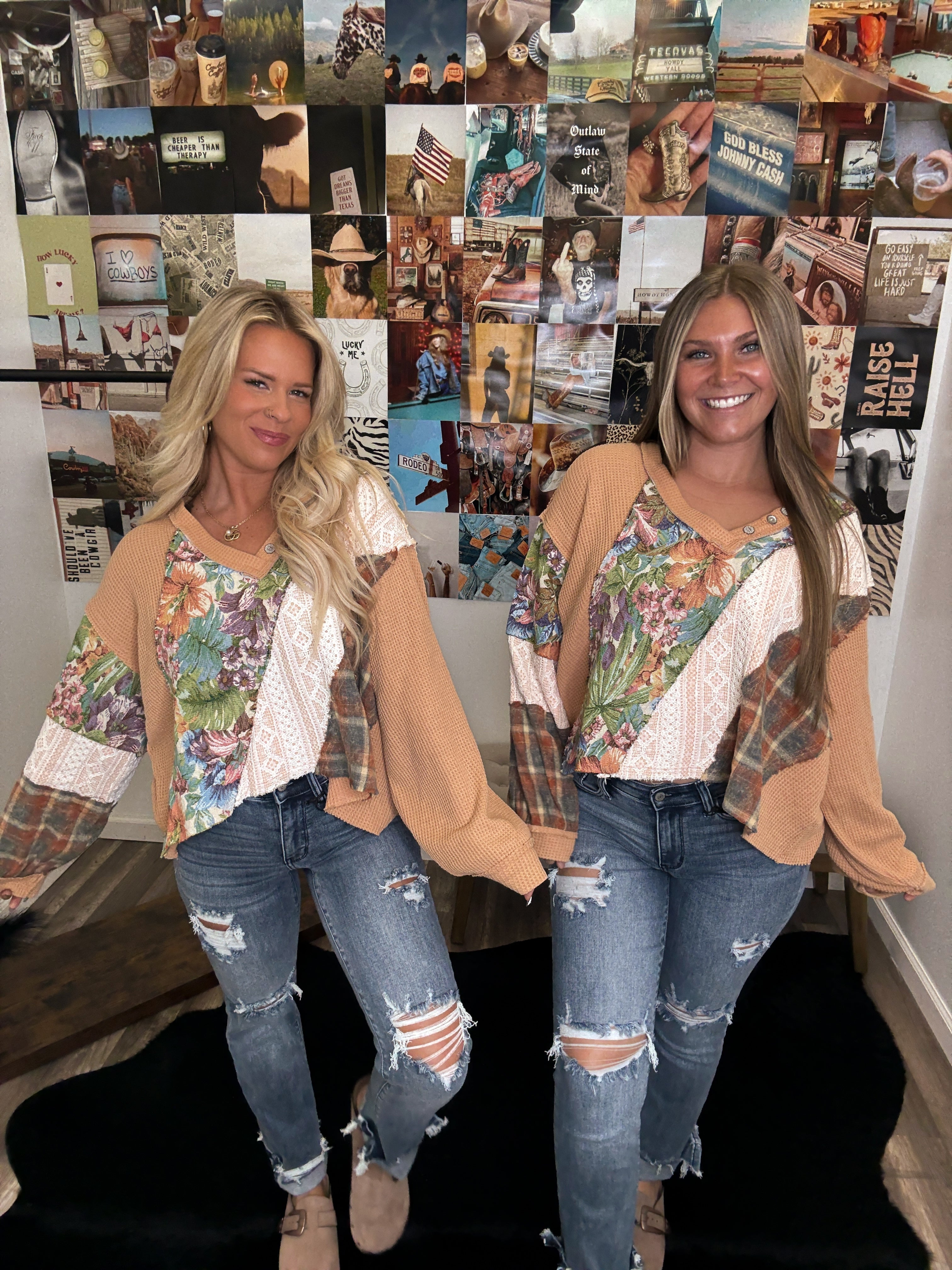 The Coral Butterfly Top