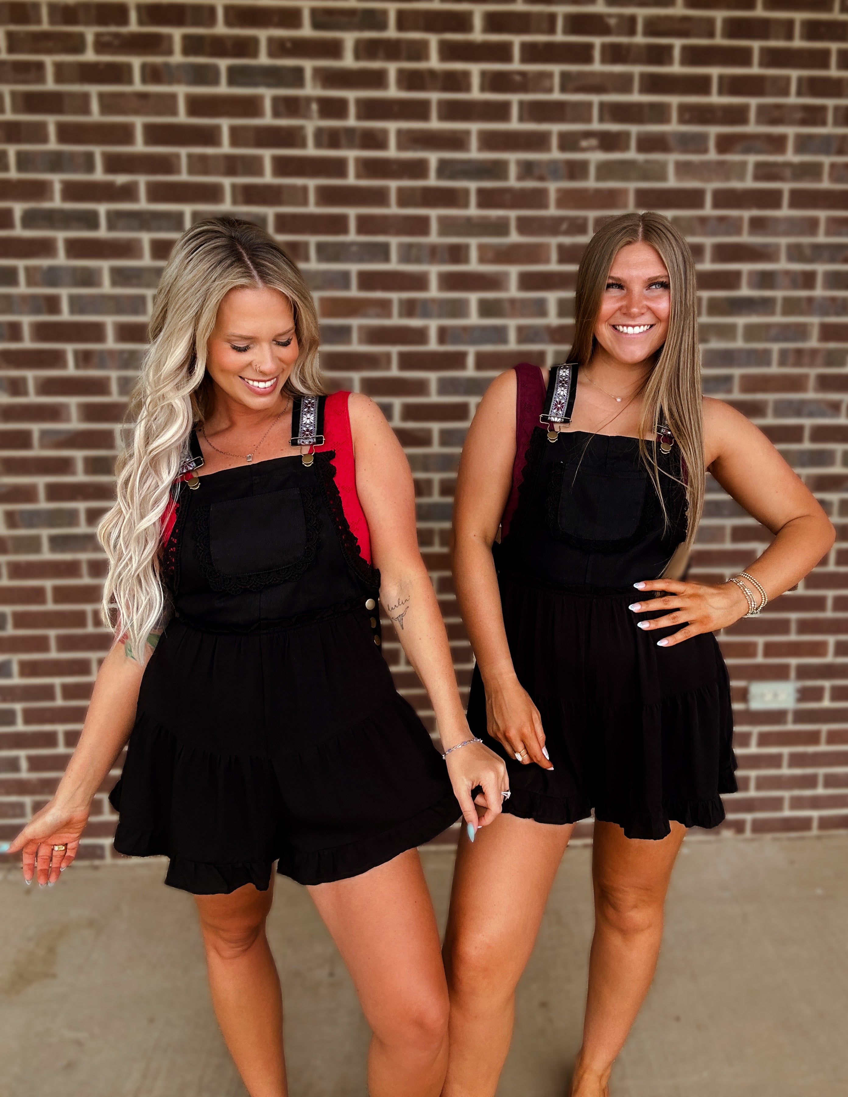 Natural Beauty Romper- Black