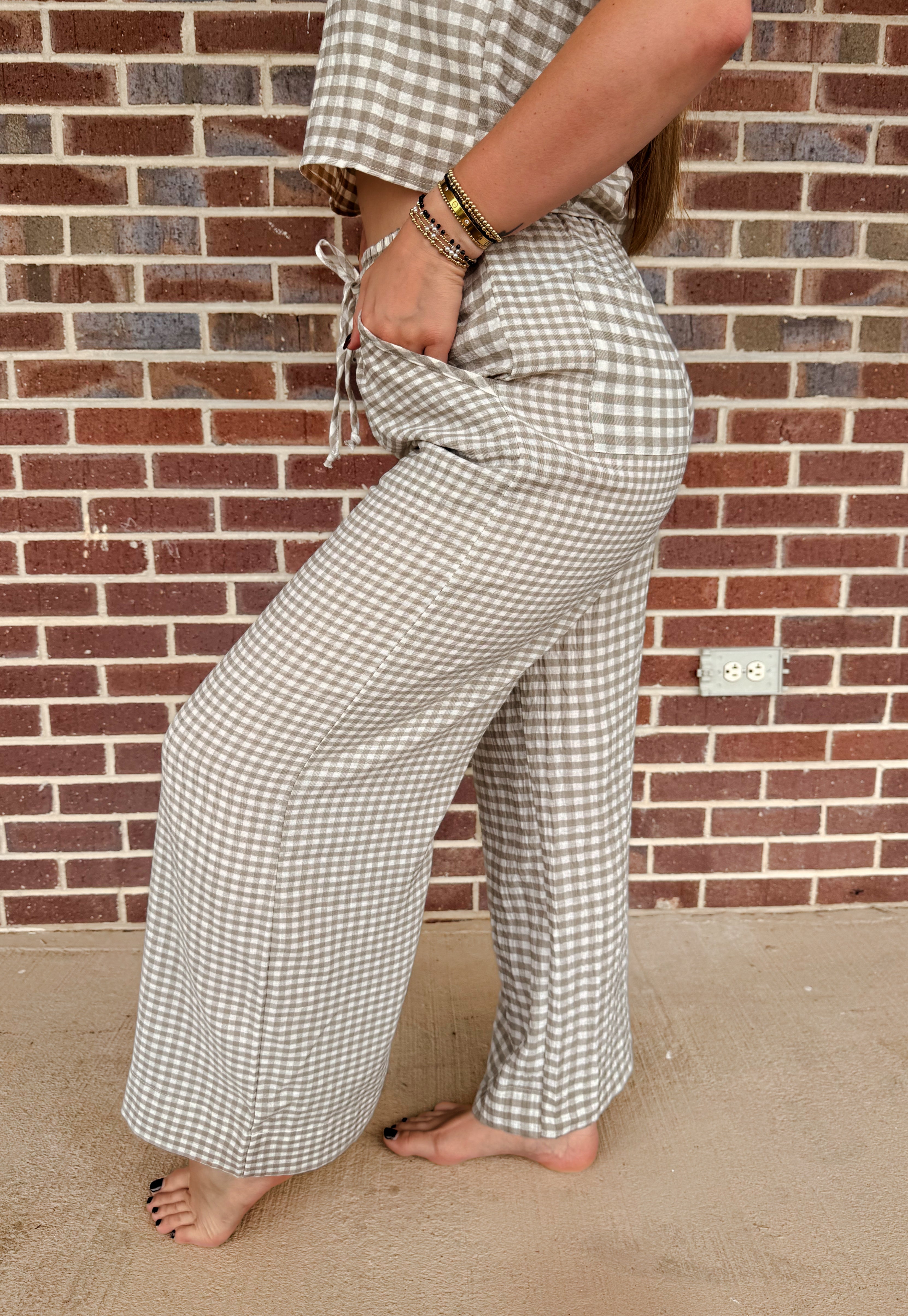 Ella Gingham Pants