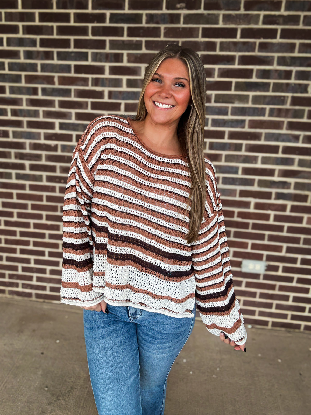 The Kelsey Sweater- Mocha