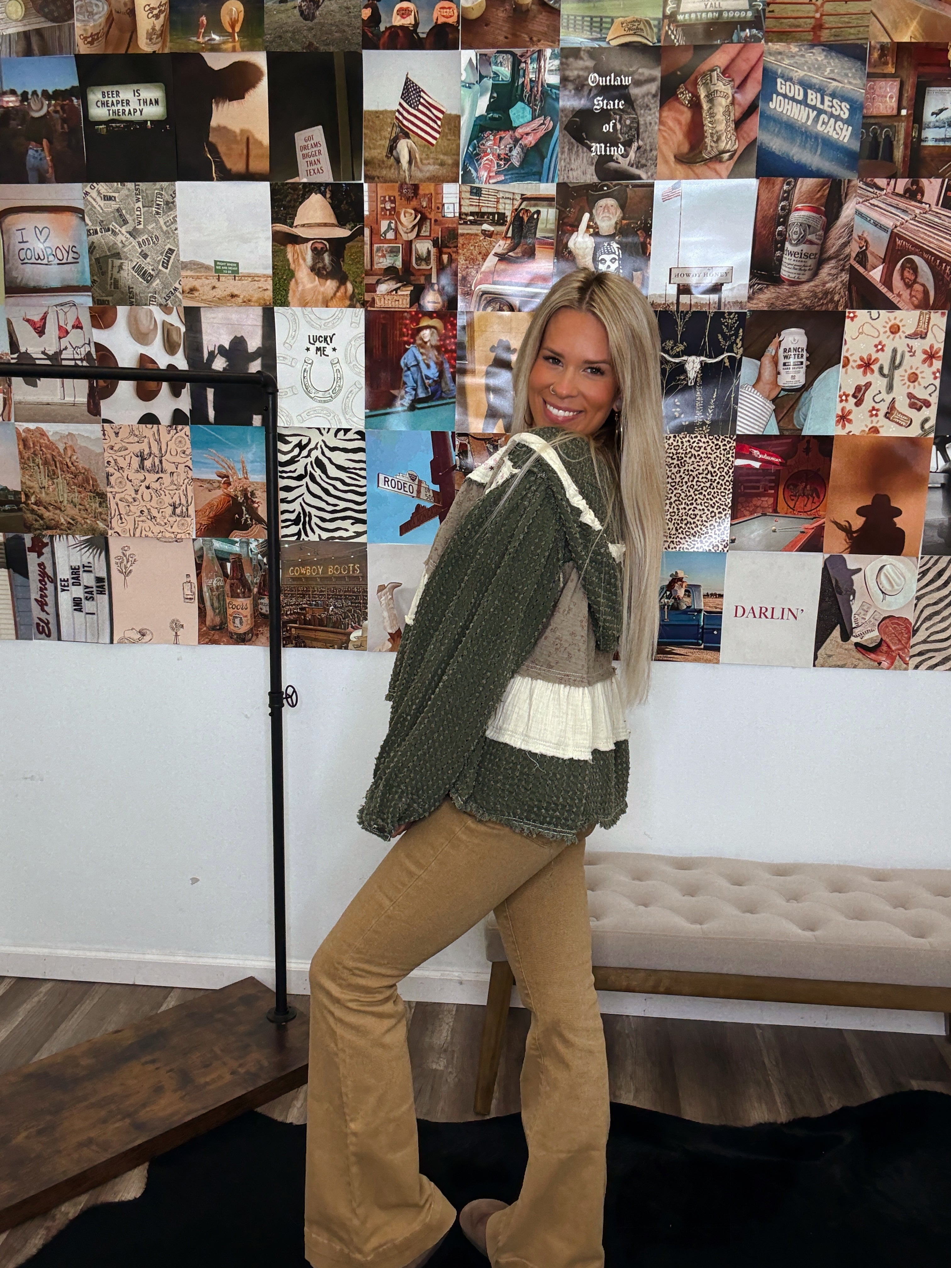 The Lanie Patchwork Pullover